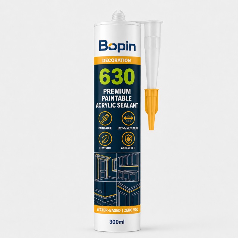 BoPin 630 Premium Paintable Acrylic Sealant