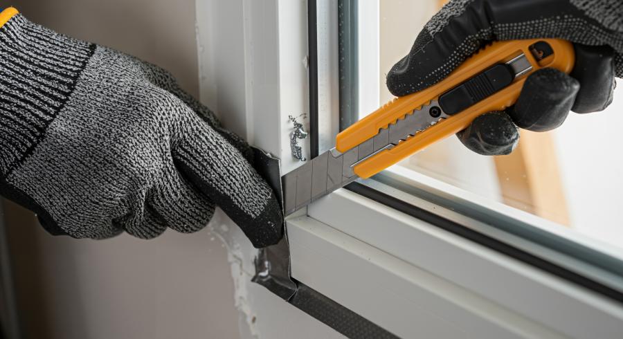Removable caulk for windows