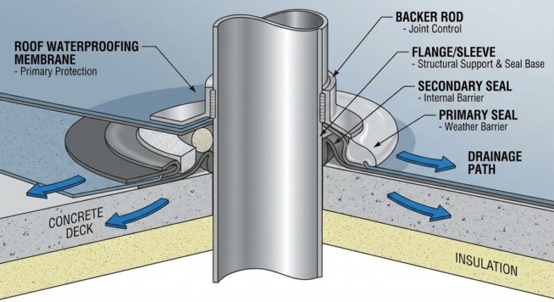 Waterproofing Penetrations: Pipes, Cables, And Equipment Guide – BOPIN