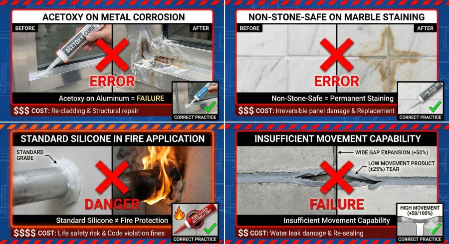 Common mistakes illustrated