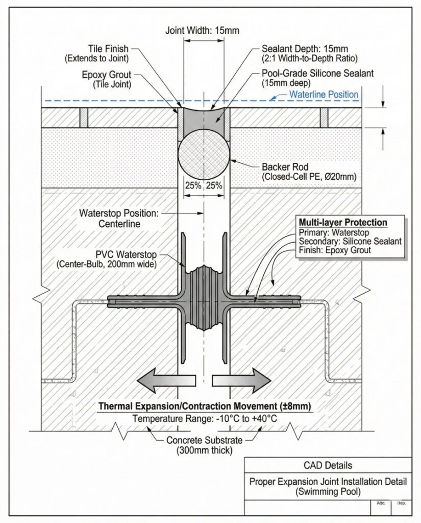 Proper Expansion Joint Installation Detail