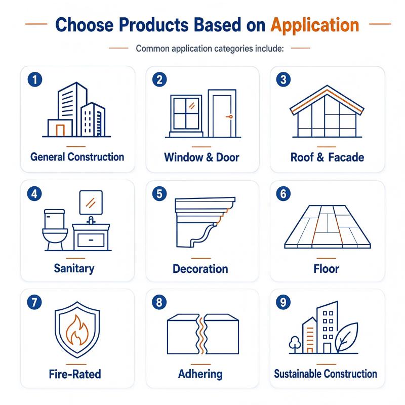Choose Products Based on Application
