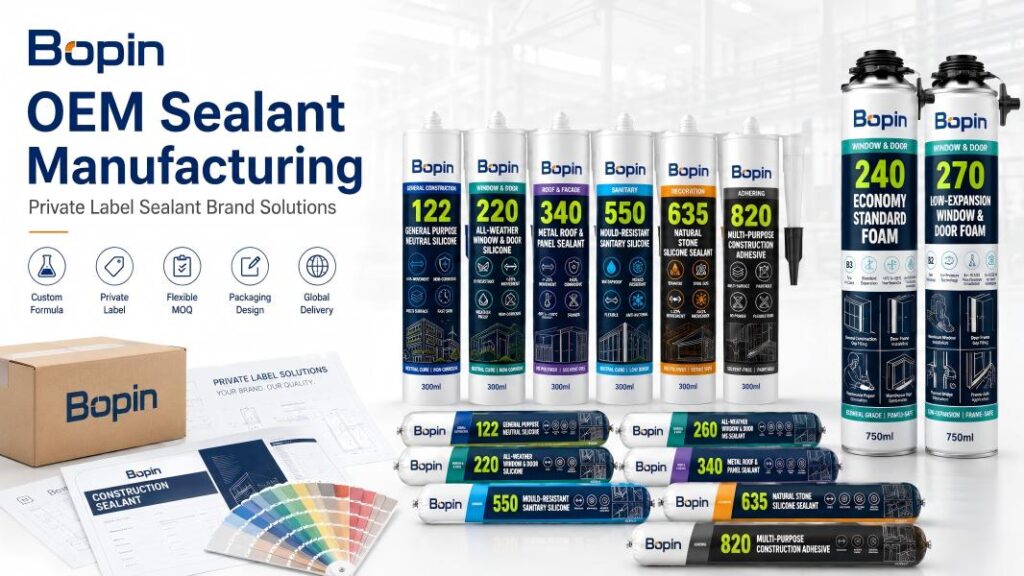 How to Start Your Own Sealant Brand with OEM Manufacturing
