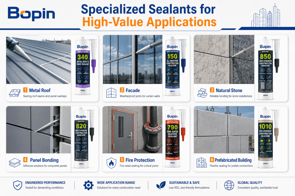 Specialized Sealants for High-Value Applications